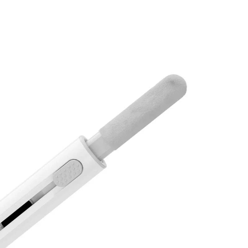 白い携帯用クリーニングペン、細部まで丁寧に掃除可能